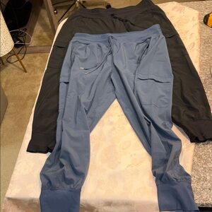 Calia Black and Blue Jogger Pants Set